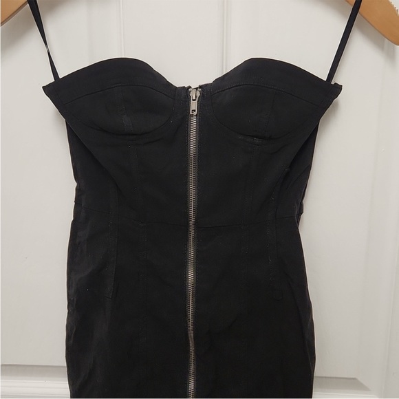 Black Divided by H & M Black sexy Mini Dress size 3/4 - Picture 1 of 7